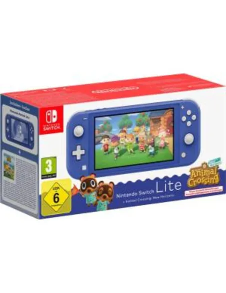 Switch lite Console Animal Crossing Blue