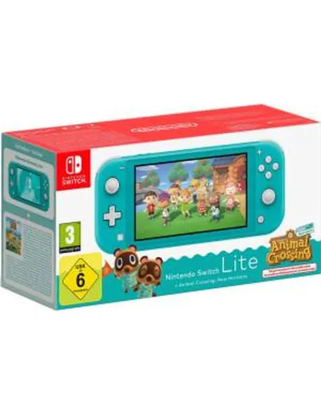 Switch lite Console Animal Crossing Turquoise