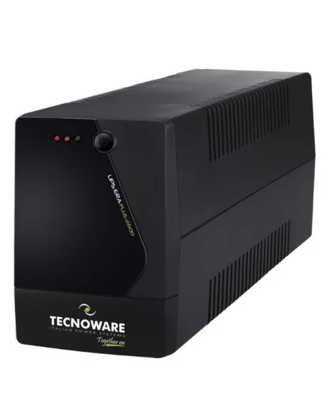 Tecnoware UPS Era Plus e' un UPS a linea interattiva con una capacita' di 2600VA e 6 prese IEC