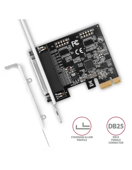 Axagon PCEA-P1N scheda di interfaccia e adattatore Interno Parallelo