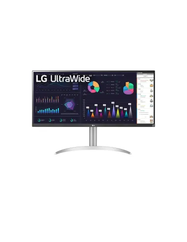 LG 34WQ650-W Monitor PC 86,4 cm (34") 2560 x 1080 Pixel WFHD LCD Argento, Bianco