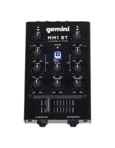 Mixer disc jockey Gemini DJ SERIES MM1 BT Black