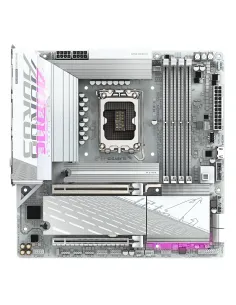 GIGABYTE B860M AORUS ELITE WF6E ICE Scheda madre - CPU Intel Core Ultra, VRM a 12+1+2+1 fasi, fino a 9200MHz DDR5, 1xPCIe 5.0 + 2