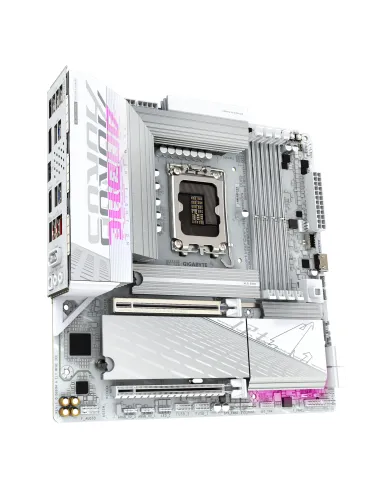 GIGABYTE B860M AORUS ELITE WF6E ICE Scheda madre - CPU Intel Core Ultra, VRM a 12+1+2+1 fasi, fino a 9200MHz DDR5, 1xPCIe 5.0 +