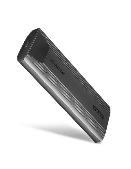 Axagon EEM2-GTS2 contenitore di unità di archiviazione Box esterno SSD Nero M.2