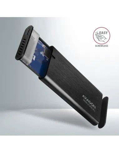 Axagon EEM2-SB2 contenitore di unità di archiviazione Box esterno SSD Nero M.2