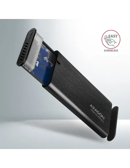 Axagon EEM2-SB2 contenitore di unità di archiviazione Box esterno SSD Nero M.2