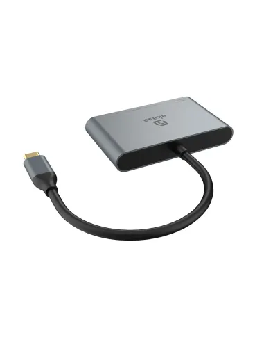 Akasa AK-CBCA31-18BK hub di interfaccia USB 3.2 Gen 1 (3.1 Gen 1) Type-C 10000 Mbit s Alluminio