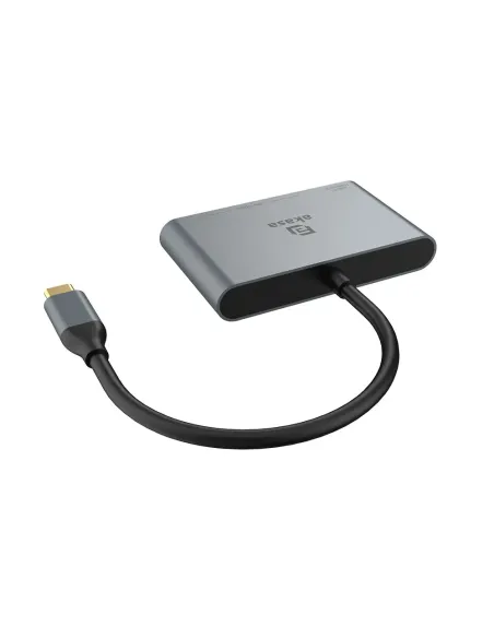 Akasa AK-CBCA31-18BK hub di interfaccia USB 3.2 Gen 1 (3.1 Gen 1) Type-C 10000 Mbit s Alluminio