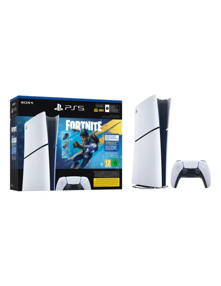 Sony PlayStation 5 Digital Edition - Fortnite Flowering Chaos Bundle 825 GB Wi-Fi Nero, Bianco