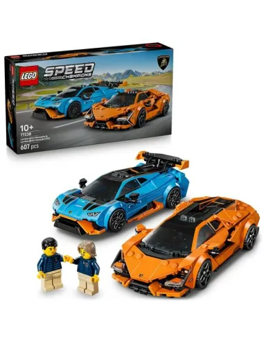 LEGO Speed Champions 77238 Lamborghini Revuelto and Huracan