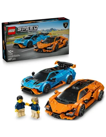 LEGO Speed Champions 77238 Lamborghini Revuelto and Huracan