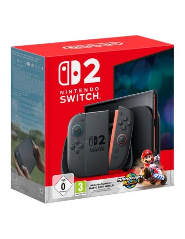 Switch 2 Console Black + Mario Kart World