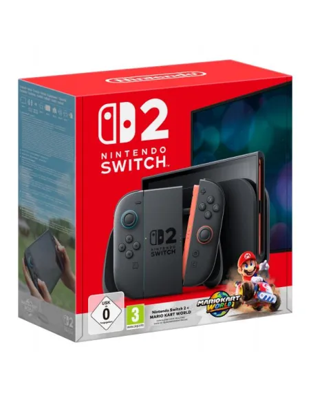 Switch 2 Console Black + Mario Kart World