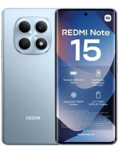 Xiaomi Redmi Note 15 6+128GB 6.77" NFC Glacier Blue DS EU