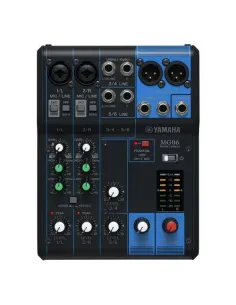 Mixer disc jockey Yamaha MG06 MG SERIES Black