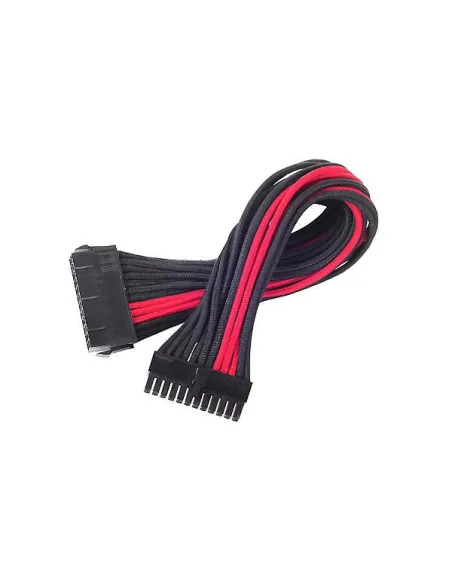 SilverStone ATX 24-Pin-Kabel, 300mm - schwarz/rot