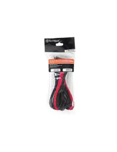 SilverStone ATX 24-Pin-Kabel, 300mm - schwarz/rot 2
