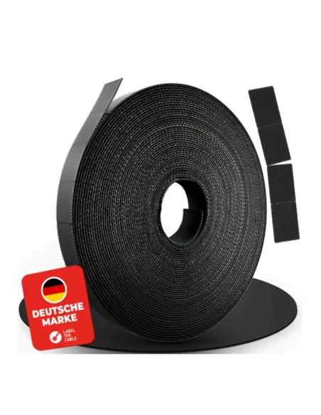 Label-the-cable LTC 1410-10 fascetta Kit gestione cavi Nero