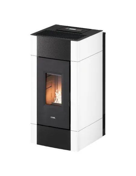 Stufa pellet Cadel 7025036 CRISTAL Plus 9 White