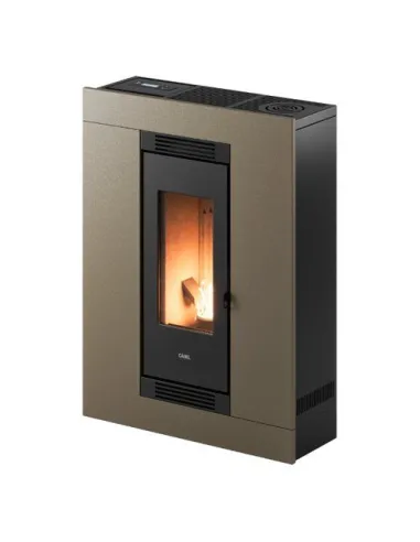 Stufa pellet Cadel 7023041 LUCE PLUS 9 Light bronze