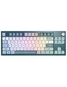 Montech MKey TKL tastiera Gaming USB Grigio scuro, Azzurro, Bianco