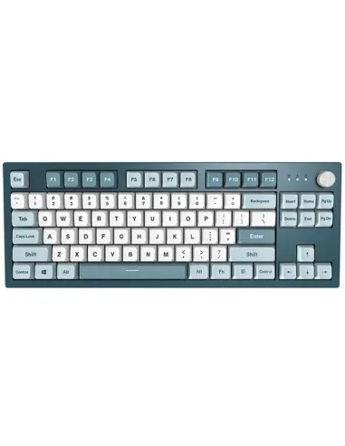 Montech MKey TKL tastiera Gaming USB Grigio scuro, Azzurro, Bianco