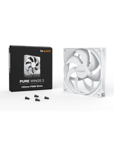 be quiet! Pure Wings 3 140mm PWM White Case per computer Ventilatore