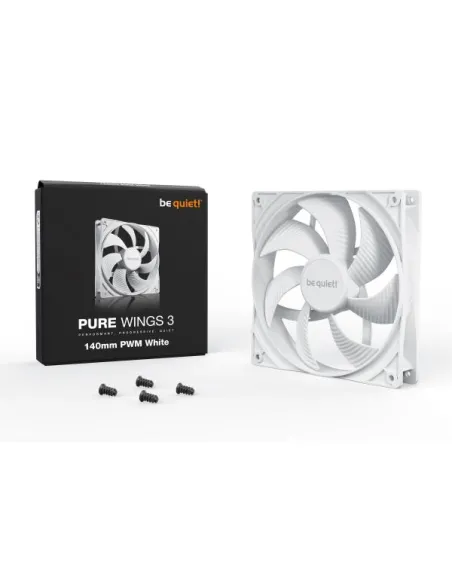 be quiet! Pure Wings 3 140mm PWM White Case per computer Ventilatore