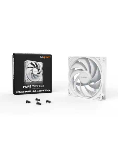 be quiet! Pure Wings 3 120mm PWM high-speed White Case per computer