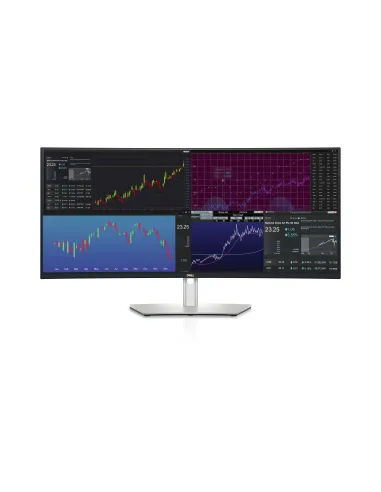 DELL UltraSharp U3824DW Monitor PC 95,2 cm (37.5") 3840 x 1600 Pixel Wide Quad HD+ LCD Nero, Argento