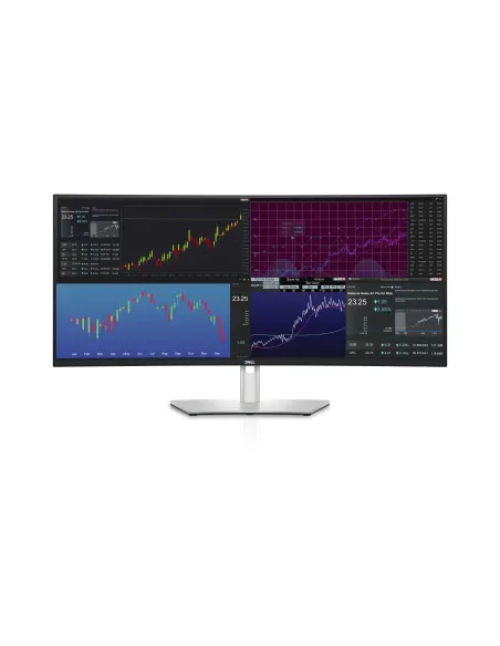 DELL UltraSharp U3824DW Monitor PC 95,2 cm (37.5") 3840 x 1600 Pixel Wide Quad HD+ LCD Nero, Argento
