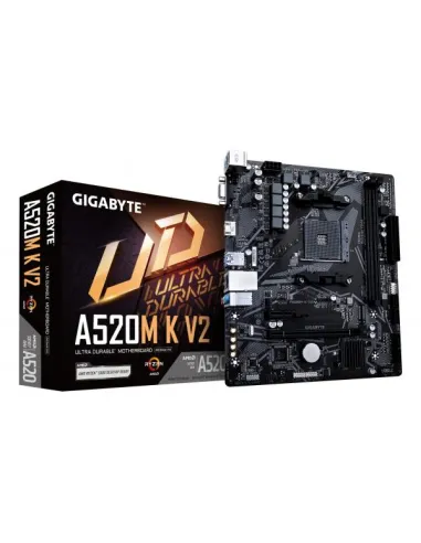 GIGABYTE Scheda madre A520M K V2 - Supporta CPU AMD Ryzen serie 5000