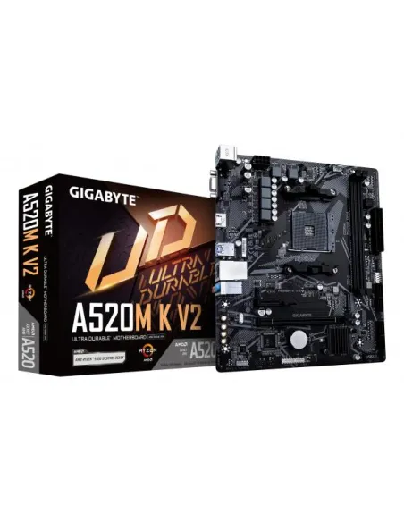 GIGABYTE Scheda madre A520M K V2 - Supporta CPU AMD Ryzen serie 5000