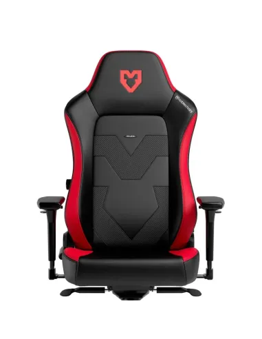 noblechairs NBL-HRO-PU-MSE sedia per videogioco Sedia da gaming per PC Seduta imbottita Nero, Rosso