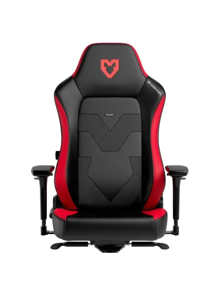 noblechairs NBL-HRO-PU-MSE sedia per videogioco Sedia da gaming per PC Seduta imbottita Nero, Rosso