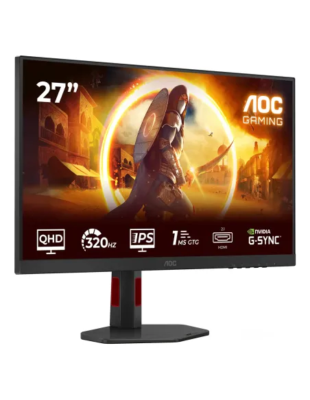 AOC G4 Q27G4SRU Monitor PC 68,6 cm (27") 2560 x 1440 Pixel Quad HD LED Nero, Rosso