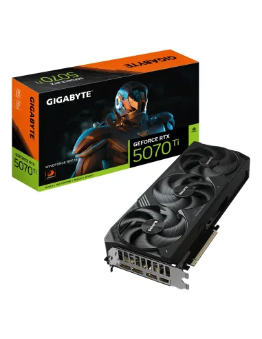 GIGABYTE GeForce RTX 5070 Ti WINDFORCE SFF 16G Scheda Grafica - 16GB GDDR7, 256bit, PCI-E 5.0, 2452 MHz Frequenza core, 3 x DP