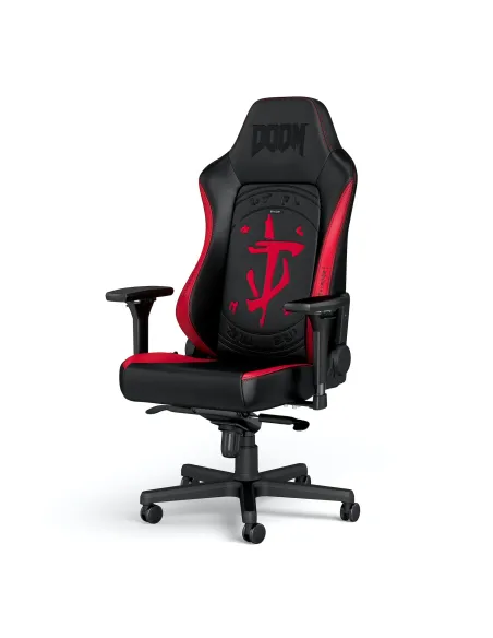noblechairs NBL-HRO-PU-DET sedia per videogioco Sedia da gaming per PC Seduta imbottita Nero, Rosso