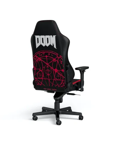noblechairs NBL-HRO-PU-DET sedia per videogioco Sedia da gaming per PC Seduta imbottita Nero, Rosso