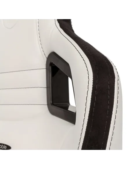 noblechairs Epic Seduta imbottita Nero, Bianco