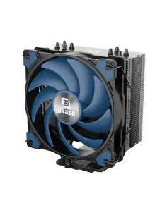 Akasa AK-CC4021HP01V1 sistema di raffreddamento per computer Processore Raffreddatore d'aria 12 cm Alluminio, Nero, Blu 1 pz