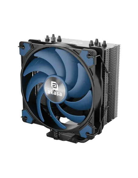 Akasa AK-CC4021HP01V1 sistema di raffreddamento per computer Processore Raffreddatore d'aria 12 cm Alluminio, Nero, Blu 1 pz