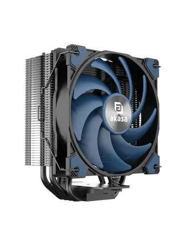 Akasa AK-CC4021HP01V1 sistema di raffreddamento per computer Processore Raffreddatore d'aria 12 cm Alluminio, Nero, Blu 1 pz
