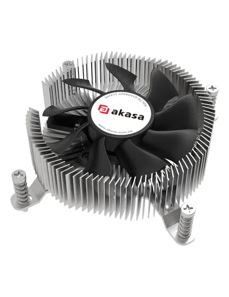 Akasa AK-CC6616HP01 sistema di raffreddamento per computer Processore Raffreddatore d'aria 7,5 cm Alluminio, Nero 1 pz