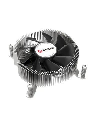 Akasa AK-CC6616HP01 sistema di raffreddamento per computer Processore Raffreddatore d'aria 7,5 cm Alluminio, Nero 1 pz