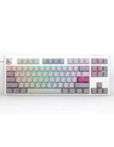 Ducky One 3 TKL Mist Grey tastiera Gaming USB Tedesco Grigio