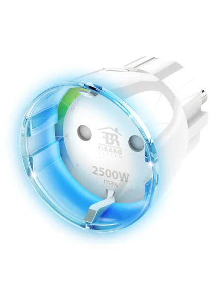 Fibaro FIBEFGWPF-102-5 adattatore per presa di corrente Tipo F Bianco