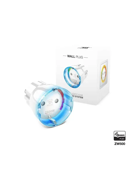 Fibaro FIBEFGWPF-102-5 adattatore per presa di corrente Tipo F Bianco