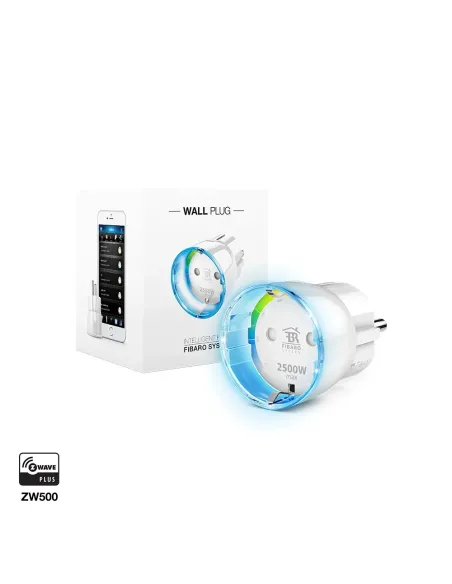Fibaro FIBEFGWPF-102-5 adattatore per presa di corrente Tipo F Bianco